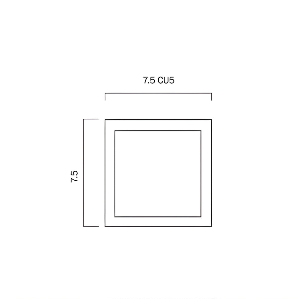 Telbix Brea 3W LED Wall Step Light Warm White - Black