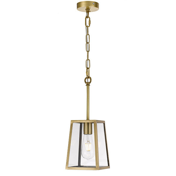 Telbix Cantena ES 15cm Pendant - Antique Brass | The Blue Space