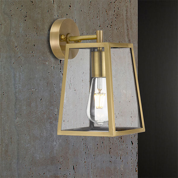 Telbix Cantena ES Wall Light in Antique Brass | The Blue Space