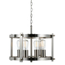 Telbix Finley ES 46cm 4 Light Pendant in Nickel | The Blue Space