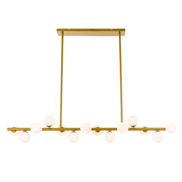 Telbix Moran G9 14 Light Pendant in Antique Gold | The Blue Space