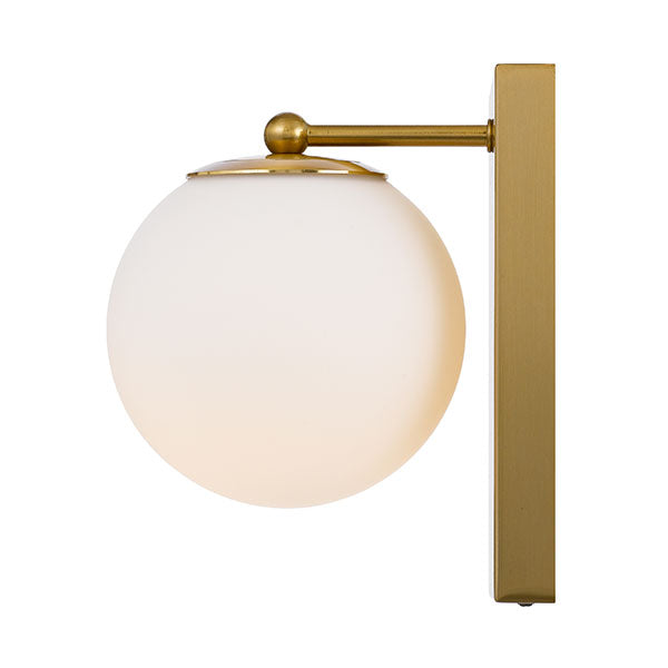 Telbix Marsten ES Wall Light in Antique Gold | The Blue Space