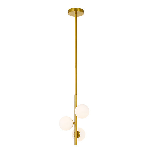 Telbix Moran G9 3 Light Pendant in Antique Gold | The Blue Space