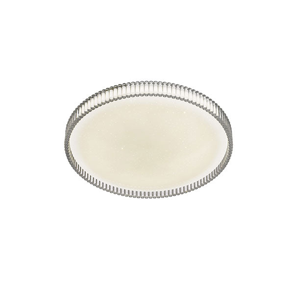 Telbix Rosario 18W LED CCT LED Ceiling Light Clear | The Blue Space