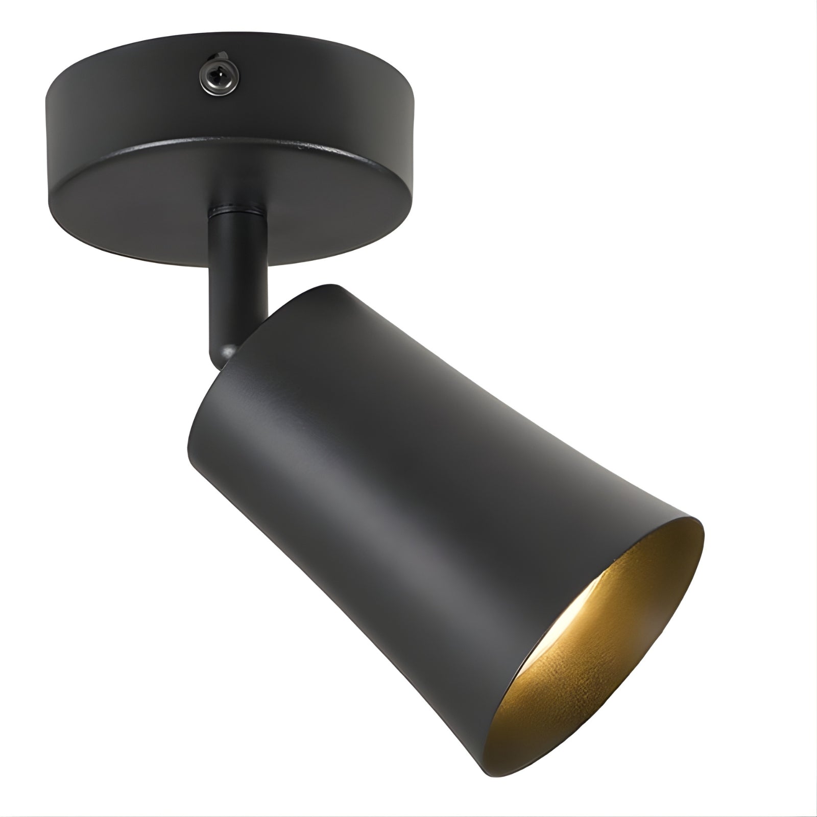 Telbix Alvey GU10 1 Light Spotlight in Black | The Blue Space