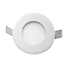 Telbix Stow 3W LED Round Step Wall Light Warm White - White | The Blue Space