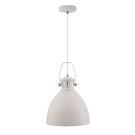 Telbix Fabrica ES 30cm Pendant in White | The Blue Space