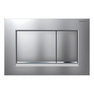 Geberit Sigma20 Square Actuator Dual Flush Plate Matte Chrome