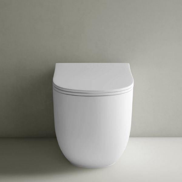 Studio Bagno Milady Rimless Wall Faced Toilet with Geberit Sigma In-Wall Cistern