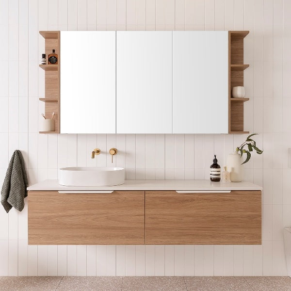 ADP Glacier Pro Vanity Shelf Shaving Cabinet - Sizes 600, 750, 900, 1200, 1500, 1800 - The Blue Space