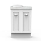 ADP Madison Mini Vanity 600mm Left Offset - The Blue Space