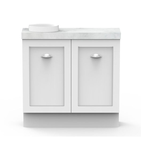 ADP Madison Mini Vanity 900mm Left Offset - The Blue Space