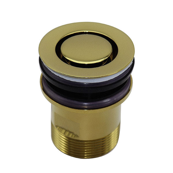 ART Australia Basin Pop Down Universal Plug and Waste 32/40mm Brushed Gold - The Blue Space