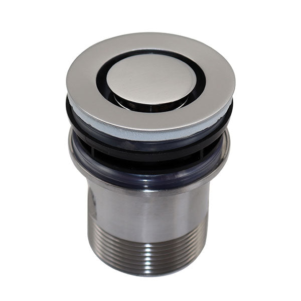 ART Australia Basin Pop Down Universal Plug and Waste 32/40mm Satin Chrome - The Blue Space