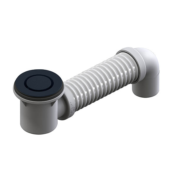 ART Australia Bath Bend Pop Down and Connector Brushed Gun Metal Grey ...