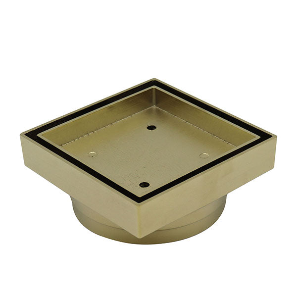 ART Australia Bermuda Standard Floor Waste Tile Insert Brushed Gold ...