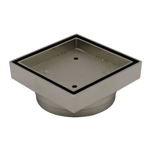 ART Australia Bermuda Standard Floor Waste Tile Insert Brushed Nickel