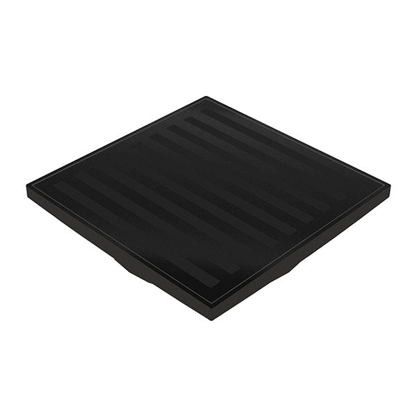 ART Australia Organics Slotted Floor Waste 100mm Matte Black - The Blue Space