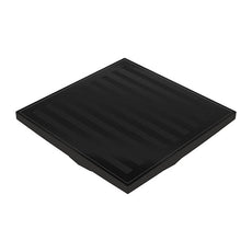 ART Australia Organics Slotted Floor Waste 100mm Matte Black - The Blue Space