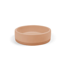 Nood Co Bowl Basin Two Tone Surface Mount Pastel Peach - The Blue Space