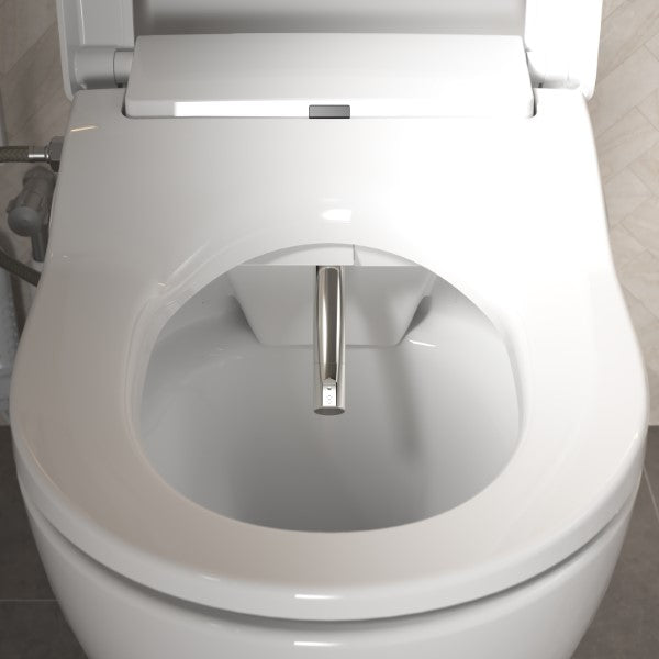 Caroma Livewell Bidet toilet bowl closed up view | The Blue Space