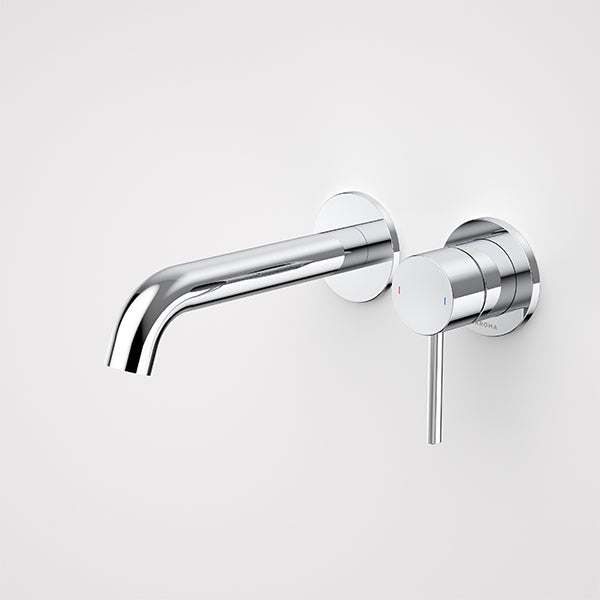 Caroma Liano II Low Lead Wall Basin/Bath Mixer Set Chrome