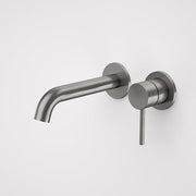 Caroma Liano II Lead Free Wall Basin/Bath Mixer Set Gunmetal