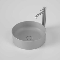 Caroma Liano II 400mm Round Above Counter Basin - Matte Grey - The Blue Space
