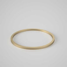Caroma Liano II 400mm Round Basin Dress Ring - PVD Brushed Brass - The Blue Space