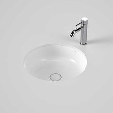 Caroma Liano II 440mm Round Under Counter Basin - White - The Blue Space