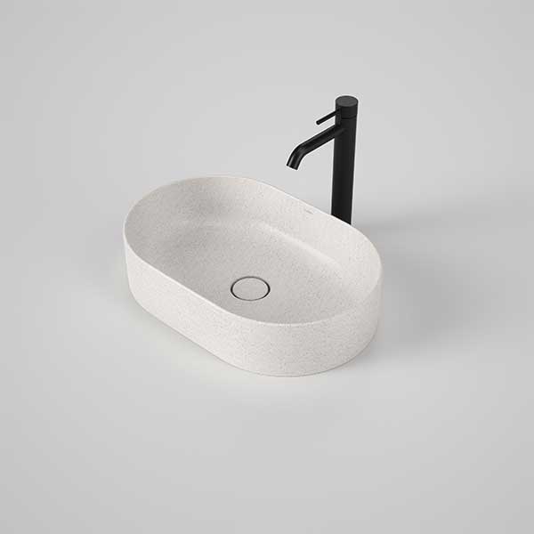 Caroma Liano II 530mm Pill Above Counter Basin - Matte Speckled - The Blue Space