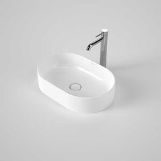 Caroma Liano II 530mm Pill Above Counter Basin - White - The Blue Space