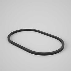 Caroma Liano II 530mm Pill Basin Dress Ring - Matte Black - The Blue Space
