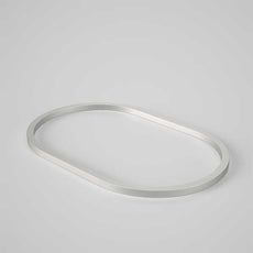Caroma Liano II 530mm Pill Basin Dress Ring - PVD Brushed Nickel - The Blue Space