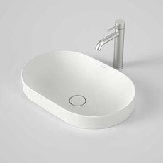 Caroma Liano II 530mm Pill Inset Basin - Matte White - The Blue Space