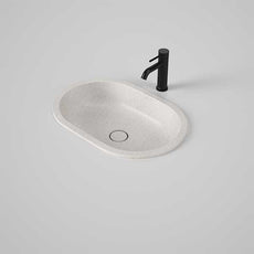 Caroma Liano II 580mm Pill Over Counter Basin - Matte Speckled (Special Order) - The Blue Space 