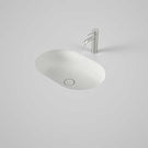 Caroma Liano II 580mm Pill Under Counter Basin - Matte White - The Blue Space 