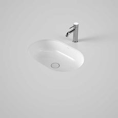 Caroma Liano II 580mm Pill Under Counter Basin - White - The Blue Space 