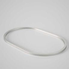 Caroma Liano II 600mm Pill Basin Dress Ring - PVD Brushed Nickel - The Blue Space