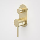 Caroma Liano II Bath/Shower Mixer with Diverter Brushed Brass - The Blue Space