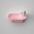 Caroma Liano II Hand Wall Basin 1TH - Matte Pink - The Blue Space