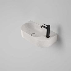 Caroma Liano II Hand Wall Basin 1TH - Matte Speckled - The Blue Space