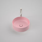 Caroma Liano II 400mm Round Above Counter Basin - Matte Pink Front - The Blue Space