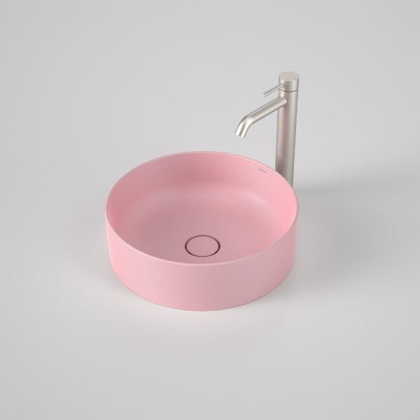 Caroma Liano II 400mm Round Above Counter Basin - Matte Pink - The Blue Space