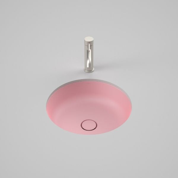Caroma Liano II 440mm Round Under/Over Counter Basin – Matte Pink