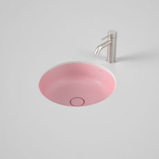 Caroma Liano II 440mm Round Under Counter Basin - Matte Pink (Special Order) - The Blue Space