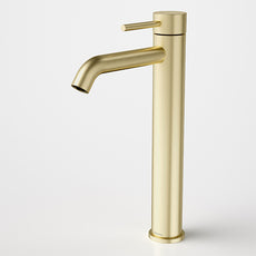 Caroma Liano II Tower Basin Mixer Brushed Brass - The Blue Space