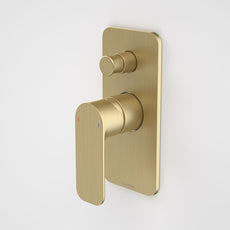 Caroma Luna Bath/Shower Mixer with Diverter Brushed Brass at The Blue Space