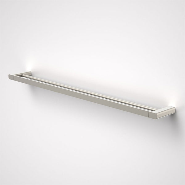 Caroma Luna Double Towel Rail Brushed Nickel