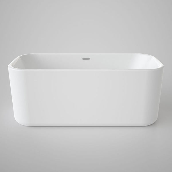 Caroma Contemporary Luna Freestanding Rectangle Small Bath 1400 White - The Blue Space